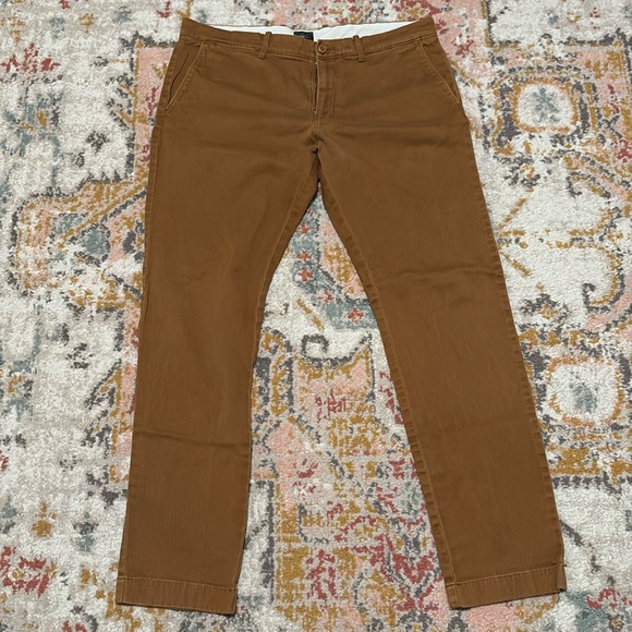 J Crew 484 Slim-fit stretch chino pant Size 35x32 - Picture 1 of 6